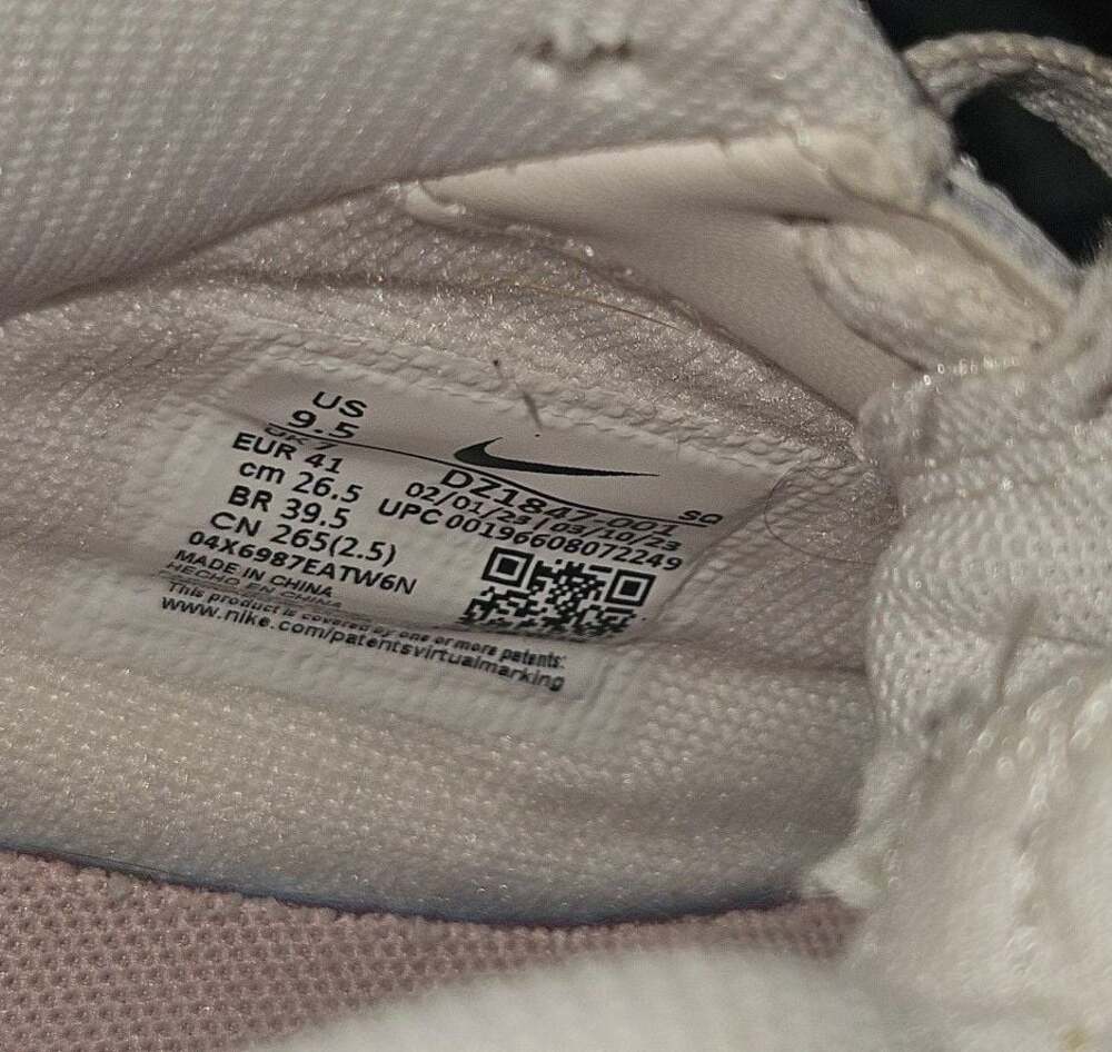 Nike Air Force 1 Shadow Phantom/Pink Oxford Women's Sneakers DZ1847-001 - Picture 7 of 7
